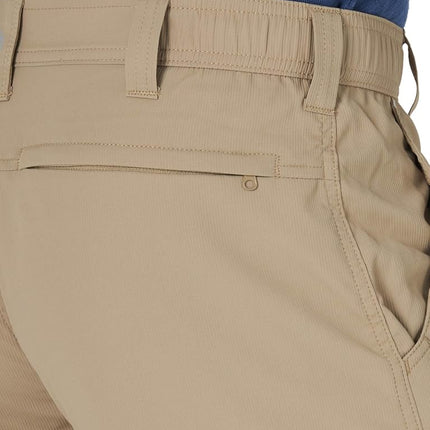 Wrangler Authentics Men's Side Elastic Utility Short, Fawn, 30