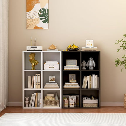OSCHF 6-Cube Storage Shelf Bookcase, Warm White