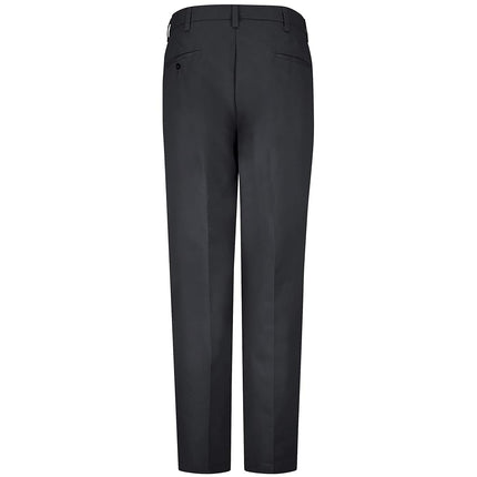 Red Kap Men's Pleated Twill Slacks, Black, 50x34
