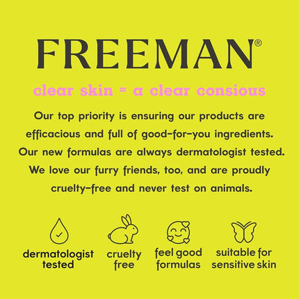 Freeman Facial Love To Mask Lot découverte : Masque à l'argile absorbant l'huile, Charbon détoxifiant, Masque Peel Off purifiant, Masque-crème gel hydratant, Gommage exfoliant (Kit de 14 pièces avec accessoire tampon et bandeau bonus)