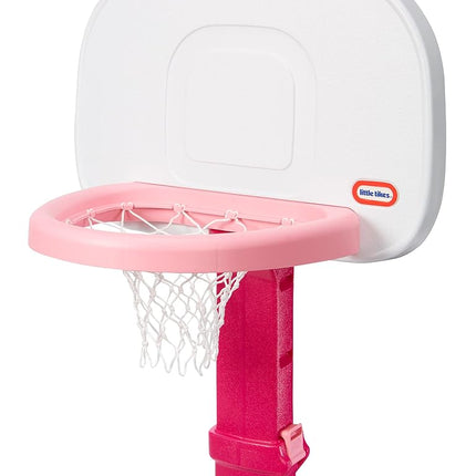 Little Tikes 647444 Easy Score Basketball Set (Pink) -3 Ball, 22.00 L x 23.75 W x 61.00 H Inches