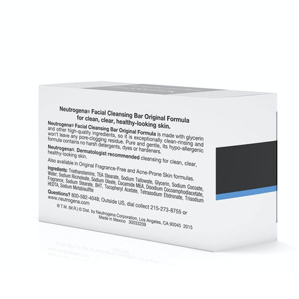 Neutrogena Transparent Facial Bar Bonus Pack, Original Formula 3 Ea