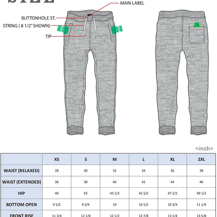 Southpole Men's Basic Active Fleece Jogger Pants-Regular and Big & Tall Sizes, Burgundy, Medium