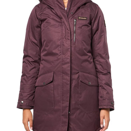 Chaqueta larga acolchada para mujer Columbia Suttle Mountain, Moonvista, XS