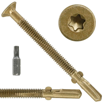 FMhotu #12 x 2-1/2" Trailer Deck Screws, Self-Tapp