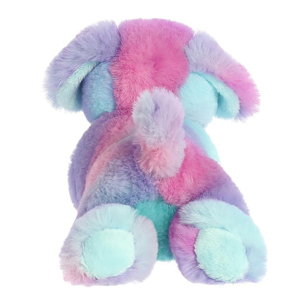 Aurora Adorable Mini Flopsie Puppy Stuffed Animal - Playful Ease - Timeless Companions - Rainbow 8 Inches