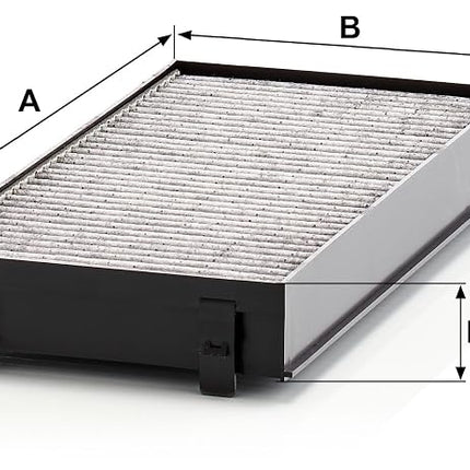 MANN-FILTER CUK 2941-2 Cabin Air Filter - Pollen Filter with Activated Carbon - (set of 2) for Cars + Transporters
