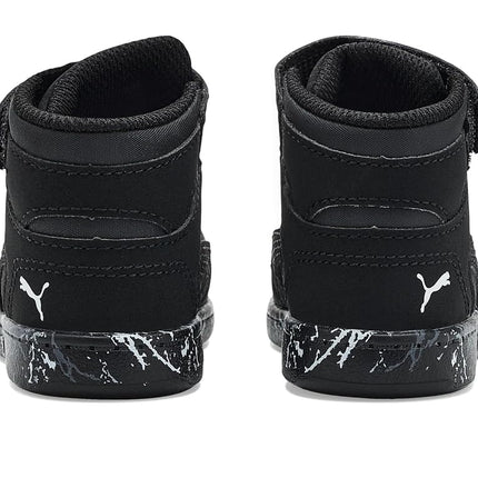 PUMA - Infants Rebound Layup NBK Mountain Park V I Shoes, Color Black/Black, Size: 8 UK
