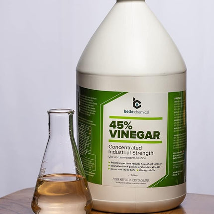 45% Pure Vinegar - Concentrated Industrial Grade (1-Gallon)