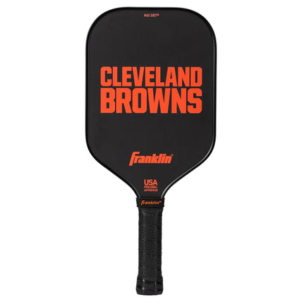 Franklin Sports NFL Cleveland Browns Pickleball Paddle - Official NFL Team Pickleball Paddles - USAP (USAPA) Approved Premium Quality Pickleball Paddles - Authentic Team Logos + Colors