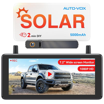 AUTO-VOX Solar Wireless Backup Camera: Strong Sign