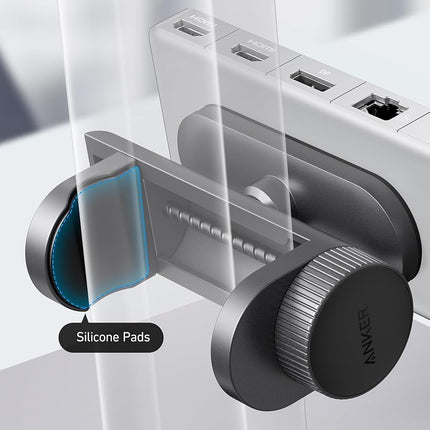 Kit de montaje Anker Hub con diseño ajustable, compatible con concentradores USB-C Anker, estaciones de acoplamiento USB4, estaciones de acoplamiento Thunderbolt 4 y mucho más