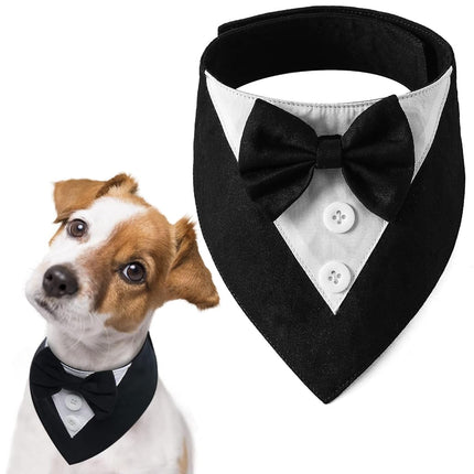 FUAMEY Dog Tuxedo for Medium Dogs,Dog Formal Suit 