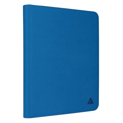 Rayvol Premium 16-Pocket Card Binder - Fits 1408 Trading Cards, Side Loading Ringless Card Collection Album for TCG -Seablue