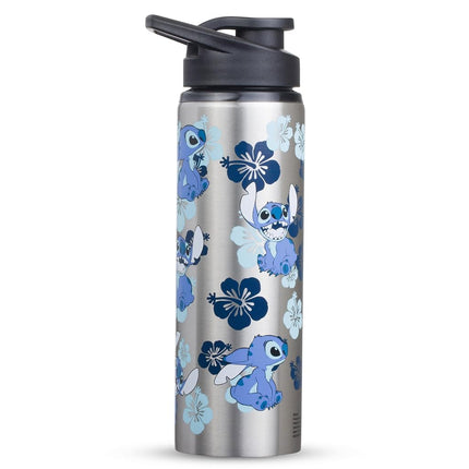 Gourde en acier inoxydable à double paroi Silver Buffalo Disney Lilo et Stitch, 740 ml