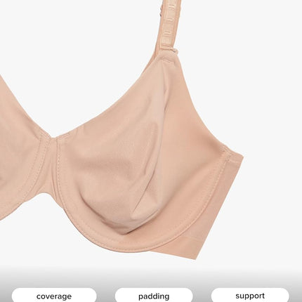 Soutien-gorge à armatures Wacoal Revelation Uneven Shape pour femme, bleu, 40C
