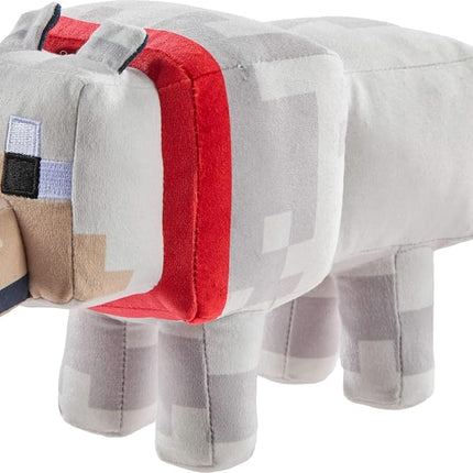 Mattel Minecraft Tamed Wolf 8" Plush Soft Toy Age 3+
