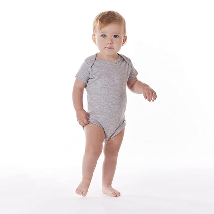 Gerber unisex-baby 5 Pack Onesies Multi-packs Bundle Interlock 180 Gsm, Heather Grey, 24 Months