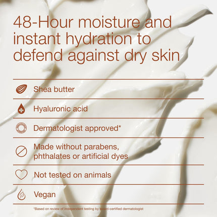Bath & Body Works Crema Corporal Warm Vanilla Sugar, Hidratante de Máxima Hidratación con Manteca de Karité y Ácido Hialurónico para Piel Seca, Aroma a Azúcar Brillante y Vainilla Dulce, 8 oz - 1 Unidad