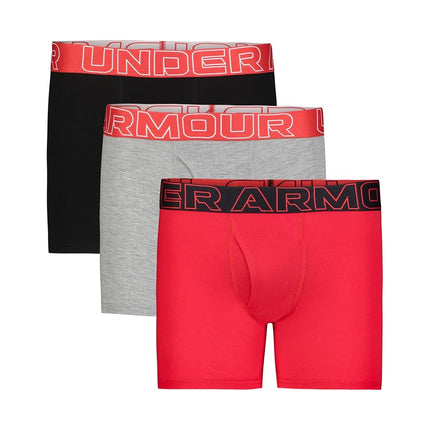 Under Armour Boys Charged Stretch Boxer Jock, Ligh