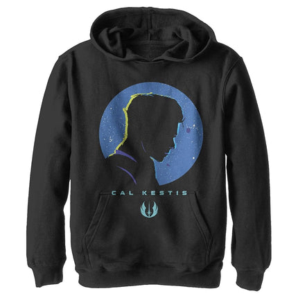 Sudadera con capucha de niño de STAR WARS, negra, talla extra grande