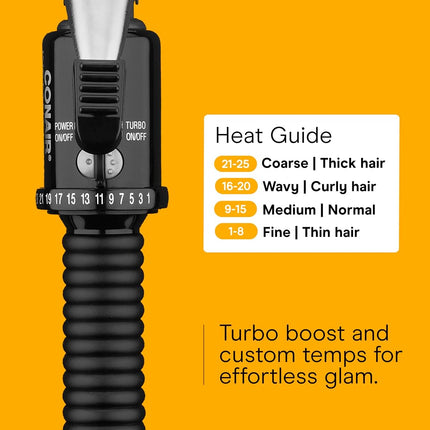 Conair Instant Heat Curling Iron; 1 1/4-inch