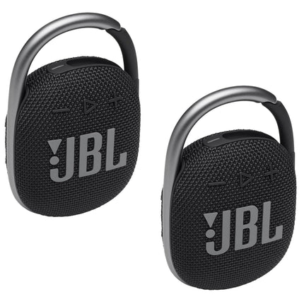 2 Pack JBL Clip 4 Waterproof Wireless Audio Blueto