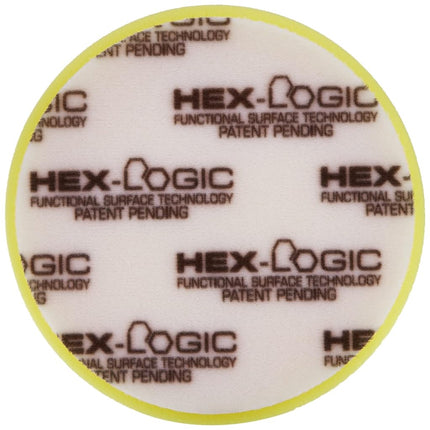 Chemical Guys Hex Logic 6,5'Yellow Heavy Cutting Pad Ã˜165mm Yellow