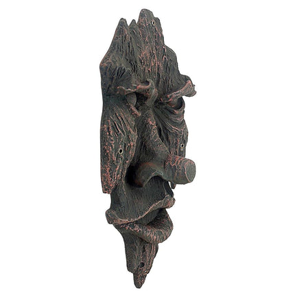 Design Toscano The Spirit of Nottingham Woods Greenman Wall Sculpture, 38 cm, Polyresin, Woodtone
