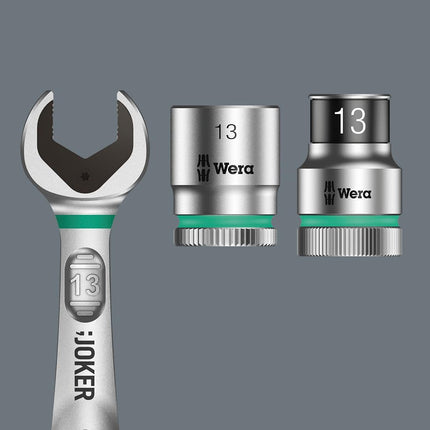Wera 05003563001 18 mm 8790 HMB Zyklop Socket with Hexagon Drive - Silver