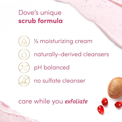 Dove Mixed Body Scub Trial Pack 3 Pack for Women for Visibly Silky-Smooth, Nourished Skin 3.5 oz