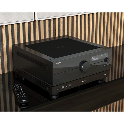 Amplificateur audio-vidéo Yamaha RX-A8A AVENTAGE 11.2 canaux - 8K et 4K/120, eARC, Dolby Atmos, DTS:X, Auro-3D, Surround:AI, Wi-Fi, Bluetooth, MusicCast