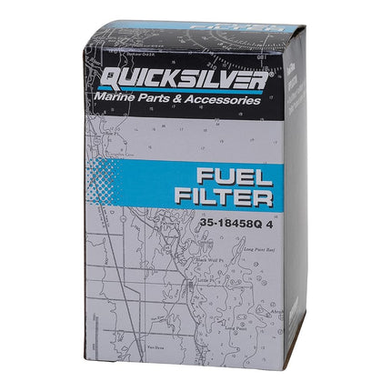 Quicksilver 18458Q4 Water Separating Fuel Filter Kit with Blue Water Warning Sensor