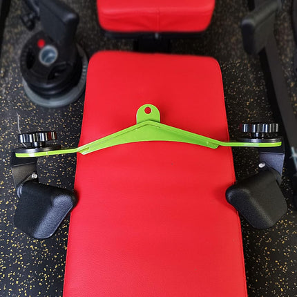 Home Gym Fitness Spreader Bar Multi-Grip Wide LAT Pull Down Bar, Neutral Grip Handle, LAT Pulldown Attachments Long Bar for Cable Pulley System Machine, T-bar Row Landmine Attachment (SP-02)