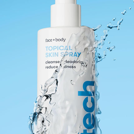 BRIOTECH Topical Skin Spray, Hypochlorous Acid Spray for Body & Face, Eyelid Cleanser, HOCl Facial Mist, Support Against Irritation, Calm Redness, Soothe Foot & Scalp, Packaging May Vary, 120ml