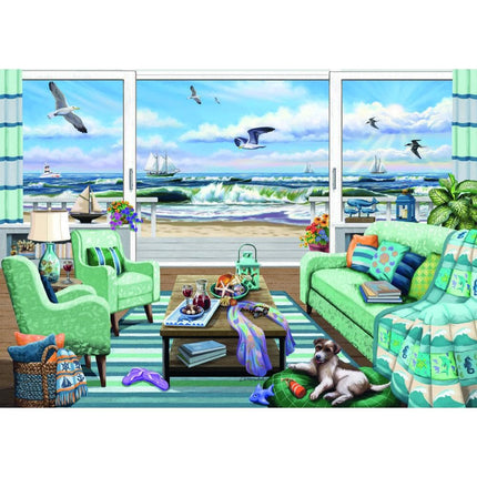 Ravensburger Beachfront Getaway Jigsaw Puzzle - 1000 Unique Pieces | Softclick Technology Ideal for Adults & Kids | Forest Stewardship Council Certified