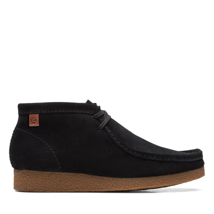 Clarks Men's Shacre Chukka Boot, Black Suede, 9.5 UK