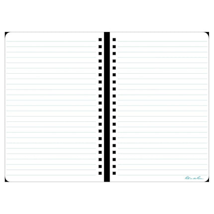 Rite in the Rain Weatherproof Side Spiral Notebook, 4.625" x 7", Yellow Cover, Journal Pattern, 3 Pack (No. 393L3)