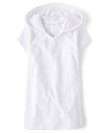 The Children's Place girls Hooded Swim Coverups, W