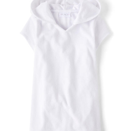 The Children's Place girls Hooded Swim Coverups, W