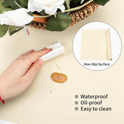 Extra Large Silicone Mat, 31.5x16.9 Inch Heat Resistant Mat for Kitchen Counter, Non Stick Silicone Baking Mat for Dough and Pastry, Thick Silicone Pad Countertop Protector, Dark Green