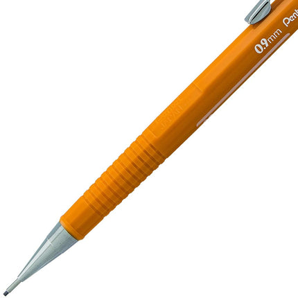 Pentel Sharp Mechanical Pencil, 0.9mm Lead Size, Yellow Barrel, Box of 12 Pencils (P209G)