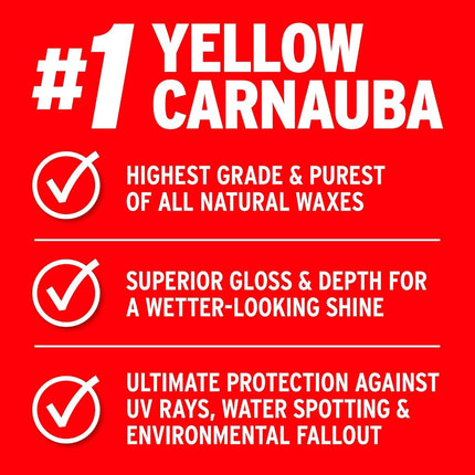 Mothers California Brazilian Carnauba Cleaner Liquid Wax, Gold, 473 Millilitre
