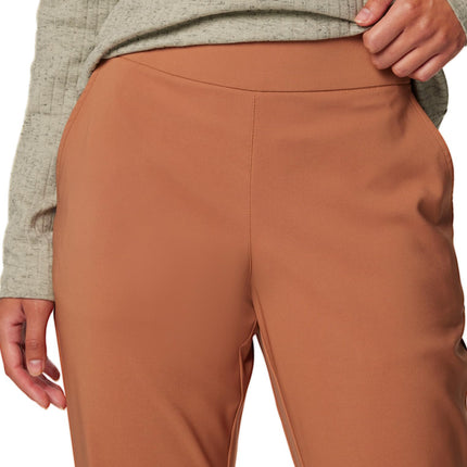 Columbia Women's All Seasons Bootcut Pant Hiking, Camel Brown, S
