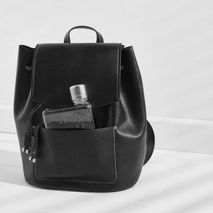 A6 memobottle - 375ml (12oz) - Compact, slim and flat water bottle designed to fit in your bag - Fits in handbags and small pockets | BPA Free Tritan™ Plastic | Modern, Minimalist and Convenient…