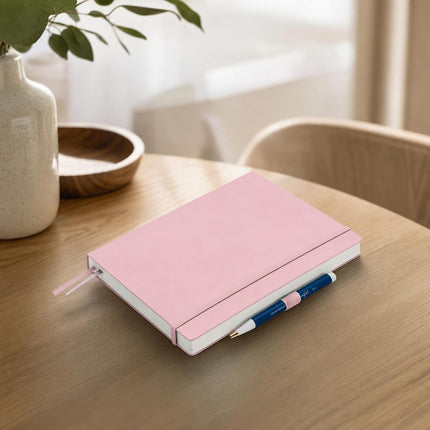 Notebook Medium (A5), Hardcover, 251 numbered pages, Powder, plain pages