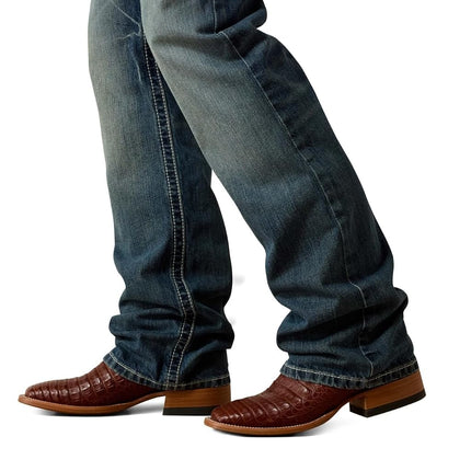 ARIAT Men's M4 Low Rise Boot Cut Jeans, Durango, 32
