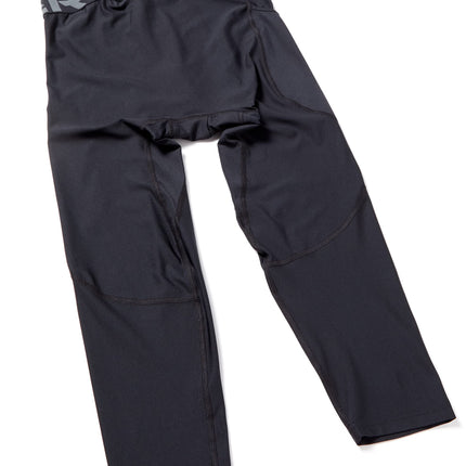 Under Armour Mallas HeatGear 3/4 para hombre, negras (001)/gris brea, S alto
