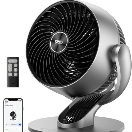DREO Smart Fan for Bedroom,120� Vertical and 90� O