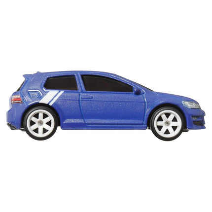 Hot Wheels Premium Volkswagen Golf MK7, Car Culture Circuit Legends Vehicles for Kids 3 Years Old & Up and Adult fans and Collectors, Premium Collection of Car Culture 1:64 Scale Vehicles, HRV79